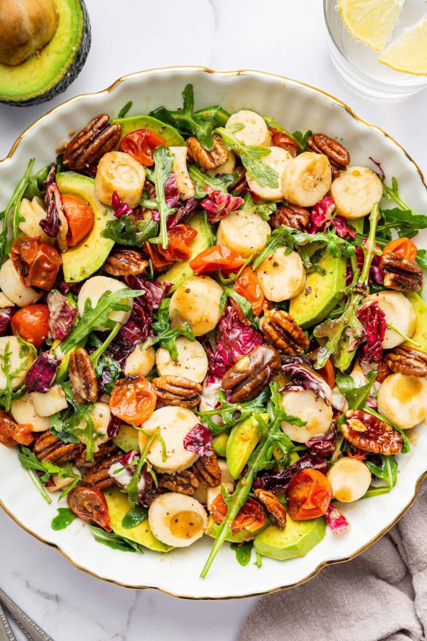 Hearts of Palm Salad with Honey Balsamic Vinaigrette